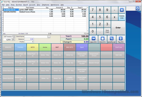 Bar Code For Point Of Sale software, free download